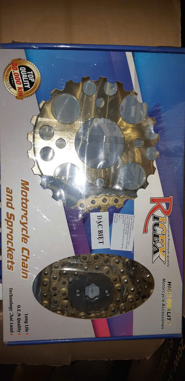 Nhông Sên Dĩa Ricex Exciter 135 vàng