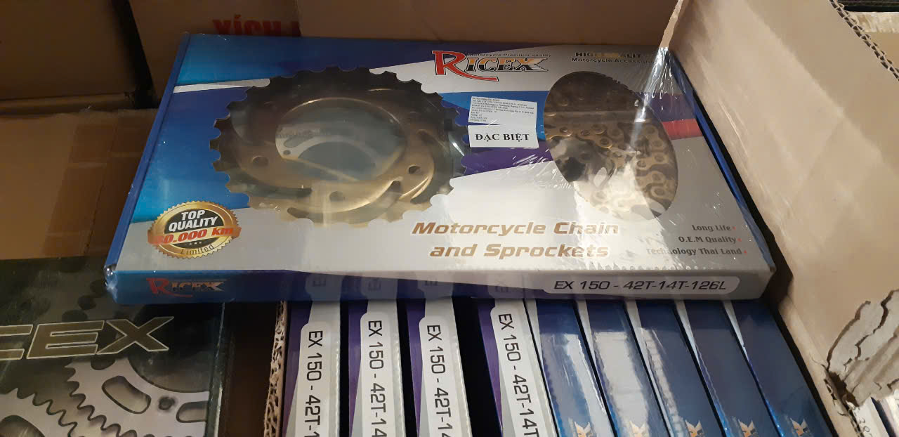 Nhông Sên Dĩa Ricex Exciter 150 vàng